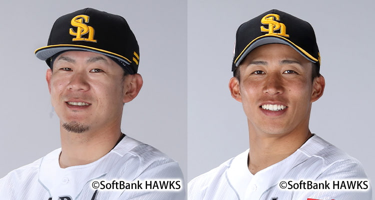 写真左：牧原大成選手、写真右：野村勇選手