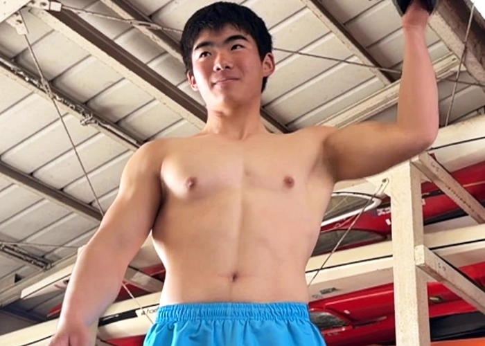 三潴高校カヌー部 深川善至（3年）