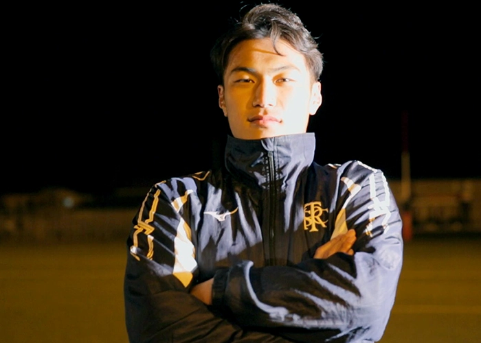 佐賀工業高校ラグビー部 長谷川怜生（3年）