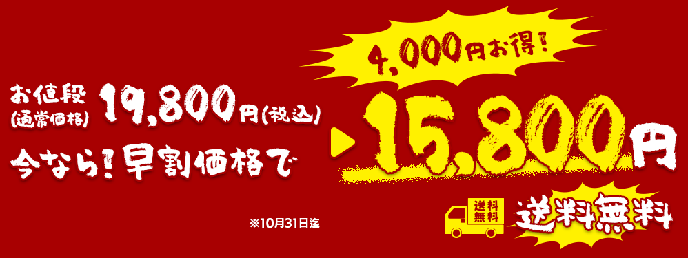 通常価格15,800円