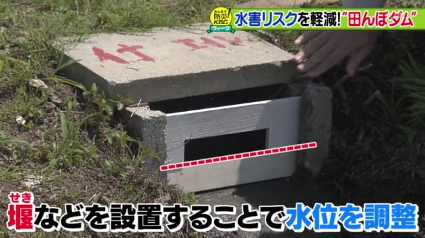 番組:水害リスクを軽減！”田んぼダム”