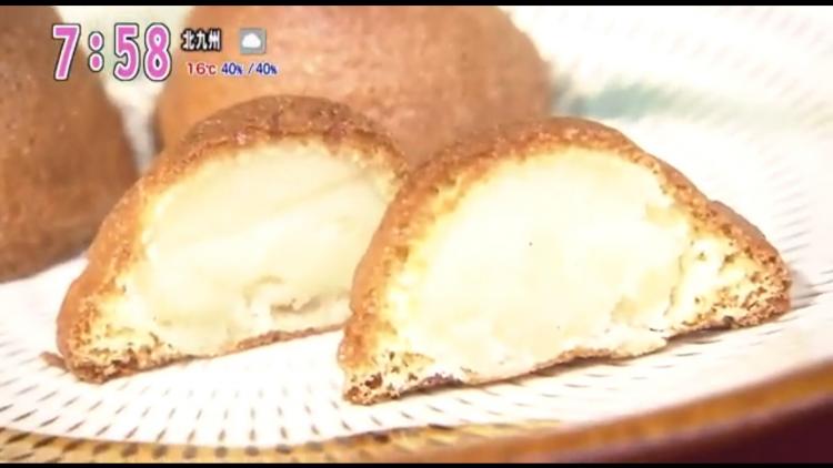 看板商品「山田饅頭」　ボタ山を模した形が特徴