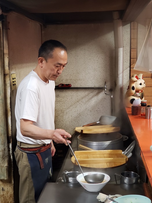 「龍王」の味を守る2代目・原田豊久さん