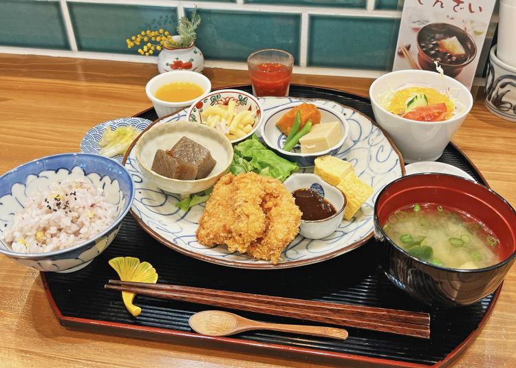 【まち歩き】『noooma_cafe』六本松駅からほど近く、小さなお店のやさしい日替わり定食ランチ。