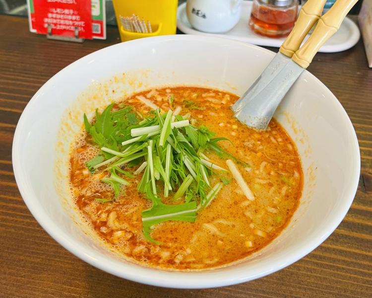 【まち歩き】『竹餃（タケチャオ）』薬院の餃子屋さんで、激推しの坦々麺ランチ！