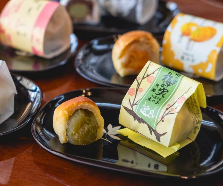 140年続く老舗和菓子店　種ごと丸ごと包む「梅の実」が名物「御菓子司 鹿の子」（福岡・築上町）【まち歩き】