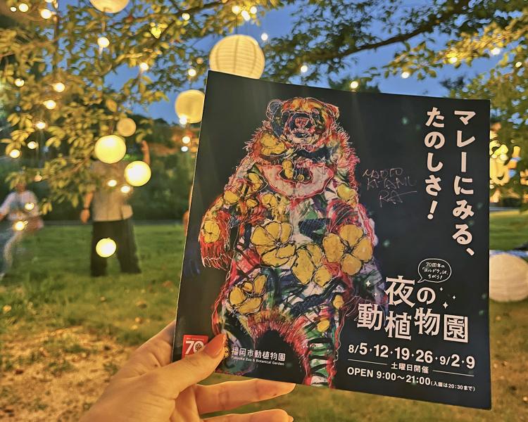 【まち歩き】『夏夜のグリーンパーク』夏の人気ライトアップイベント！夜の植物園で、緑と光と音の空間を。