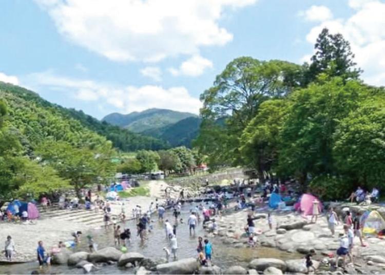 新緑の中で川遊び＆グルメ三昧でピクニック！5/25『リバーサイドマルシェ』中ノ島公園で開催（福岡・那珂川市）【イベント】