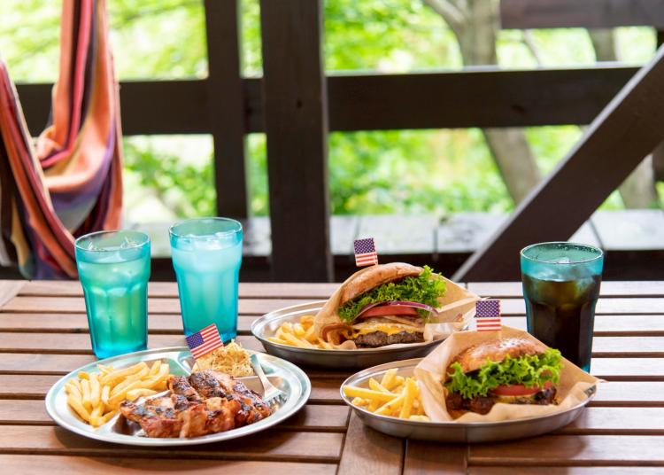 唐津市七山・川のほとりのハンバーガー公園！『SMOKY MOUNTAIN』（佐賀・唐津市）【まち歩き】
