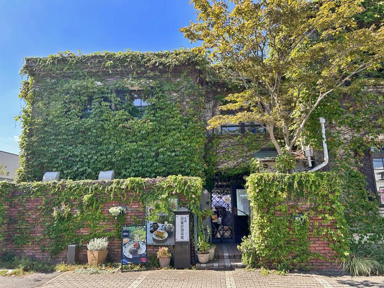 【まち歩き】『長崎阿蘭陀珈琲館』一面が蔦で覆われたレトロな喫茶店