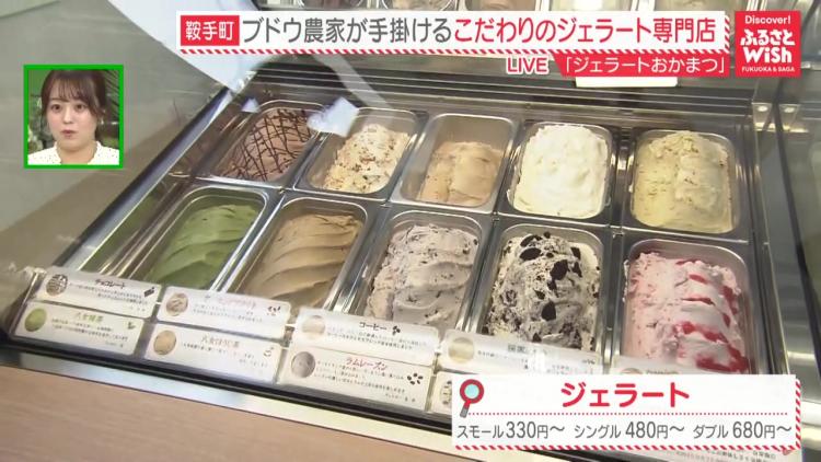 ブドウ農家が作る！ジェラート専門店がニューオープン！（福岡県・鞍手町）【ふるさとWish】