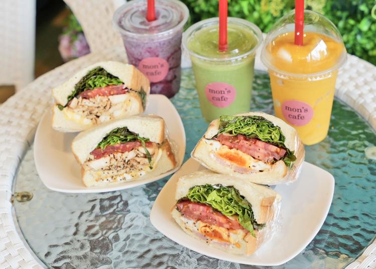 ボリューミーサンド！体が喜ぶスムージー！やさしいごはんがまちを育てる！「mon’s cafe」の日々と夢（福岡・苅田町）【まち歩き】